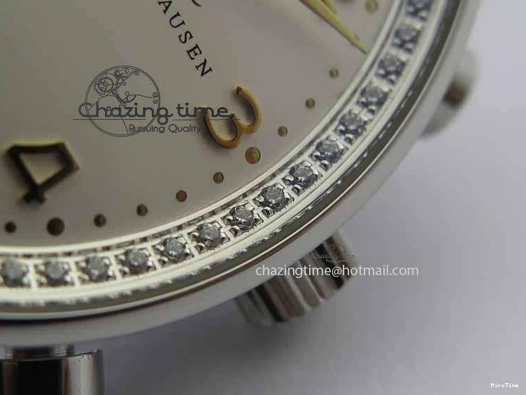 MIROTIME 1219 Portuguese IW3714 Diam ZF V2 1:1 Best Edition White Dial RG Numbers On Brown Leather Strap A79350 (Slim Movement) Fashionable 7246